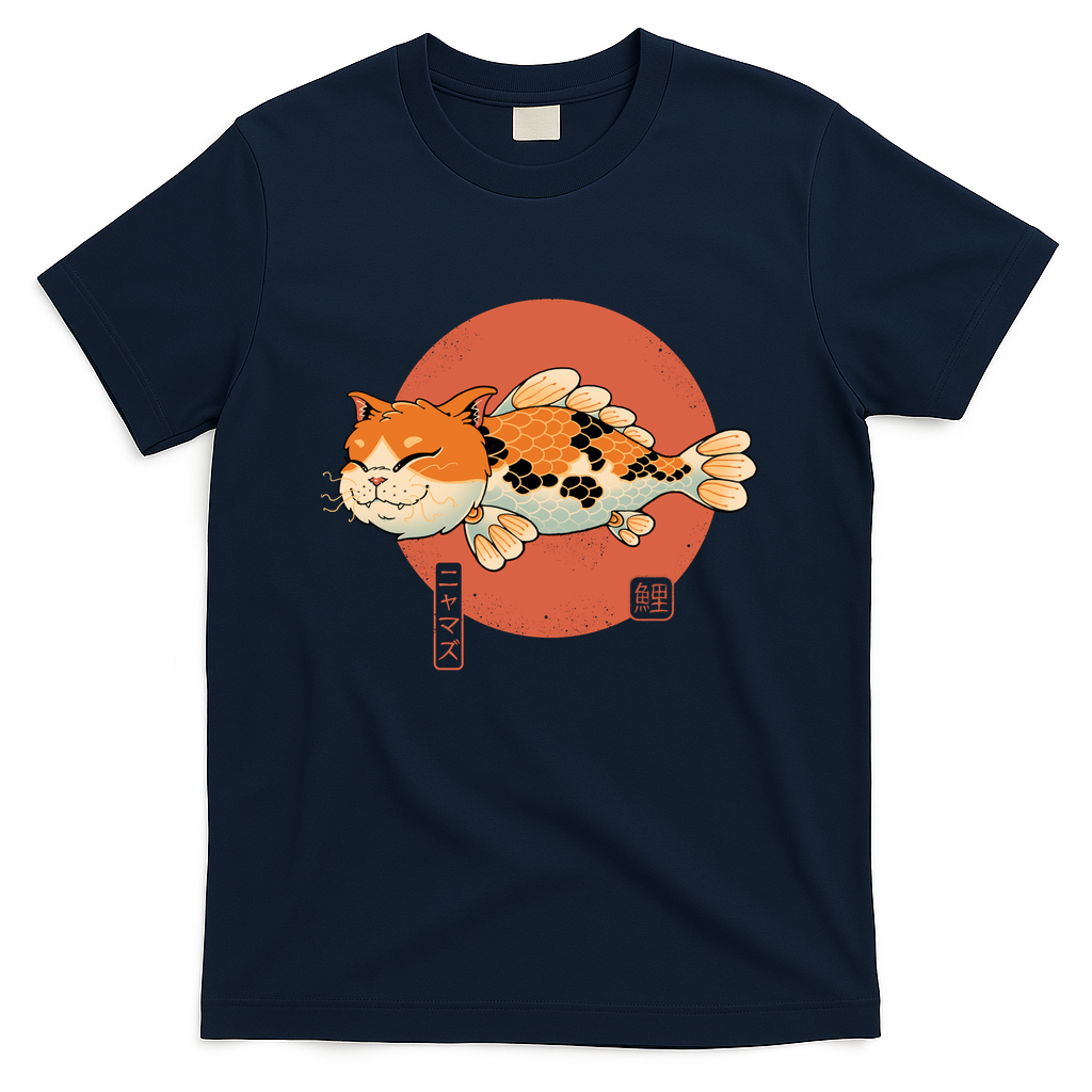 Cat Koi Fish - Navy
