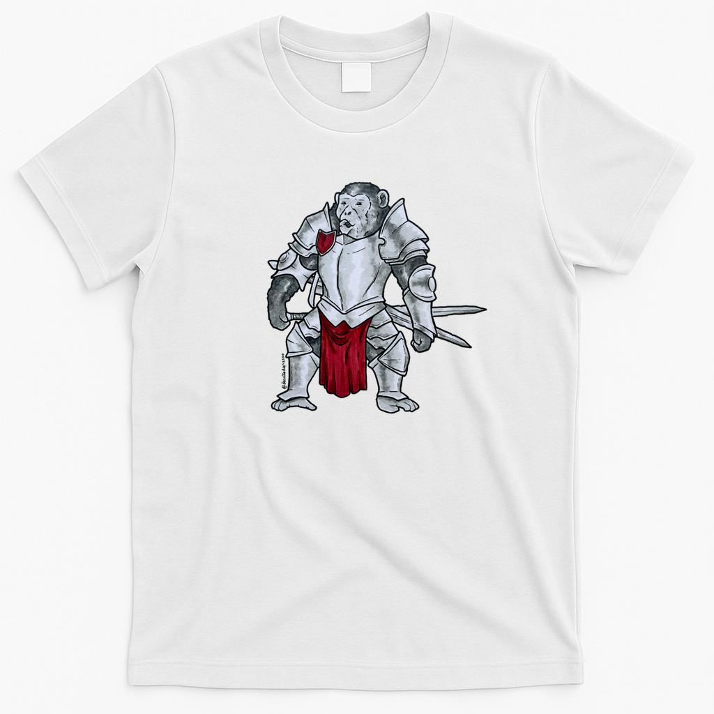 Chimp knight - White