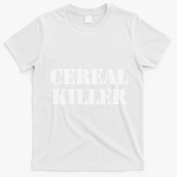 Cereal Killer Released Funny Halloween T-Shirt - White