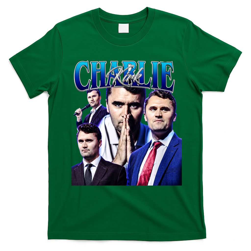 Charlie Kirk Vintage T-Shirt - Irish Green