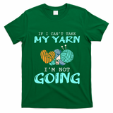 Crocheting Knitting Yarn Funny Knitting Yarn Crochet T-Shirt - Irish Green