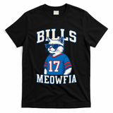 Cat Lovers Bills Meowfia Funny Football T-Shirt