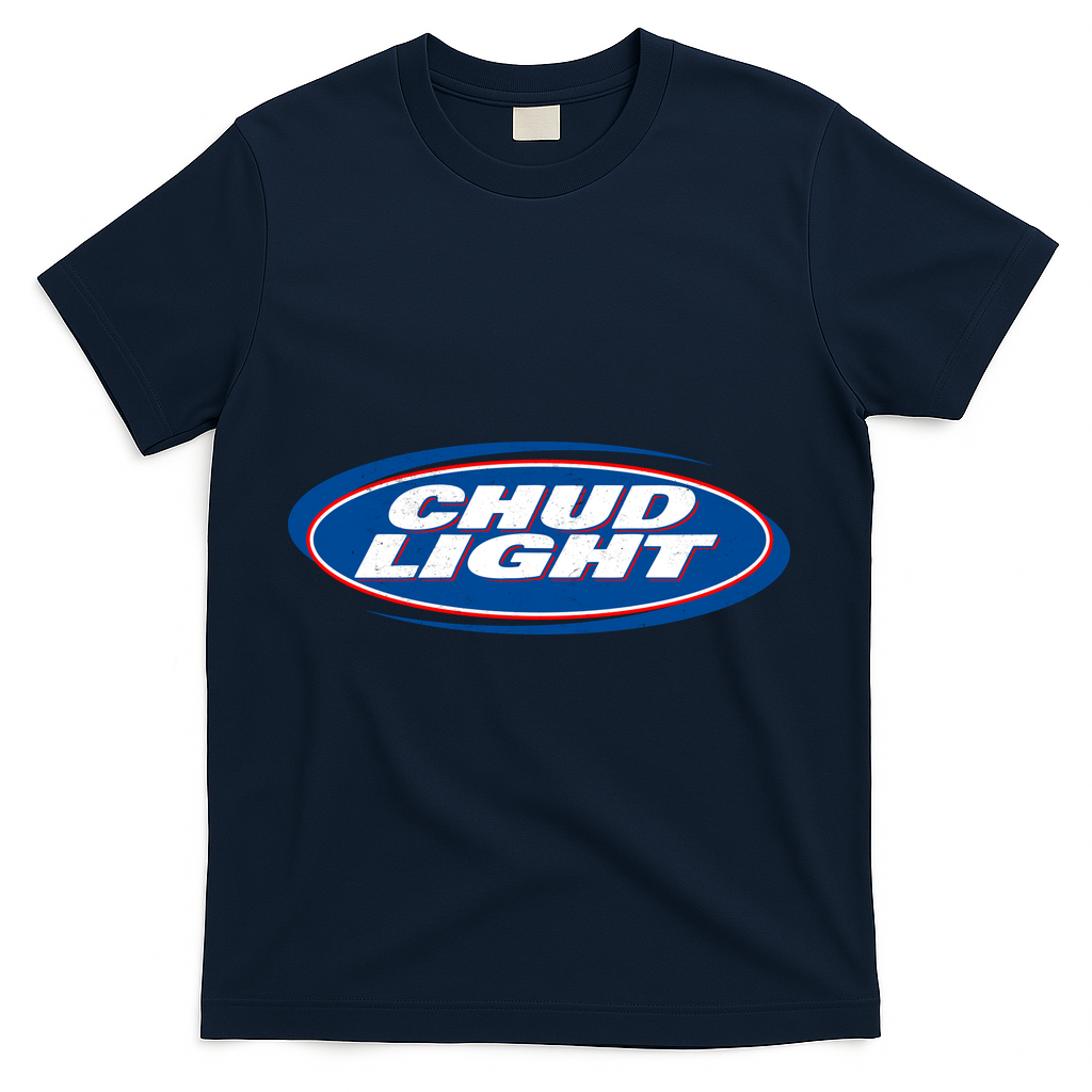 Chud Light Beer T-Shirt - Navy