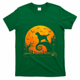 Chocolate Lab Dog Moon Halloween Dog Lover T-Shirt - Irish Green