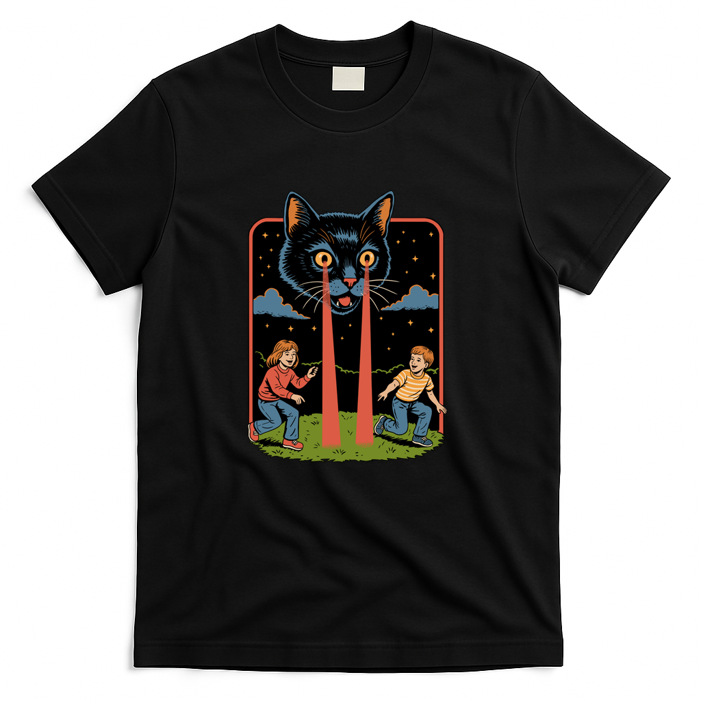 Cat Laser Eyes - Black