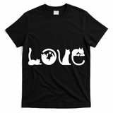 Cats Love Logo T-Shirt