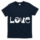 Cats Love Logo T-Shirt
