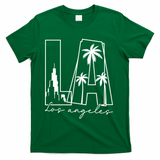 Classic LA Los Angeles Logo T-Shirt - Green