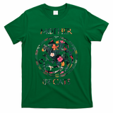 Cat Lovers Mother Of Cats Mix Flower T-Shirt