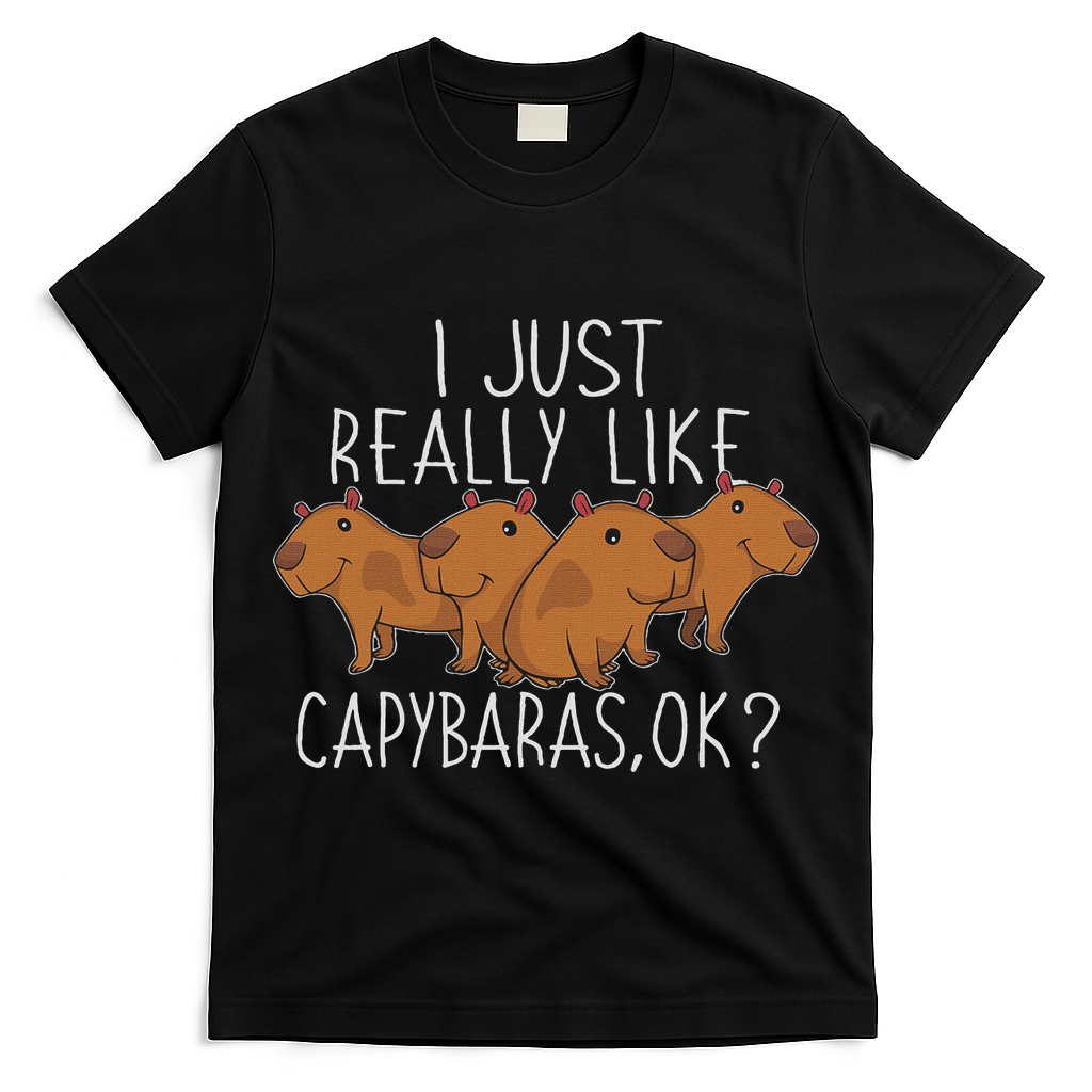 Capybara Lover Women Cute Capybara T-Shirt