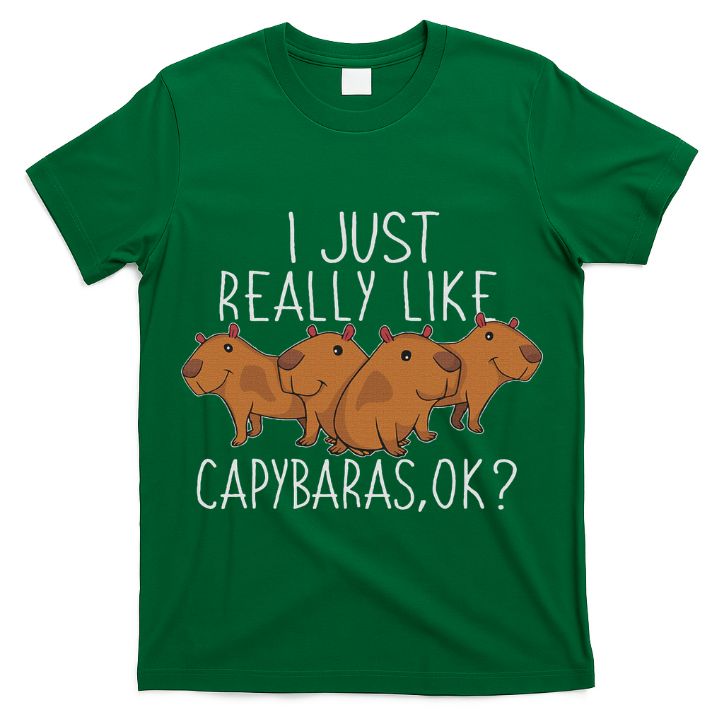 Capybara Lover Women Cute Capybara T-Shirt