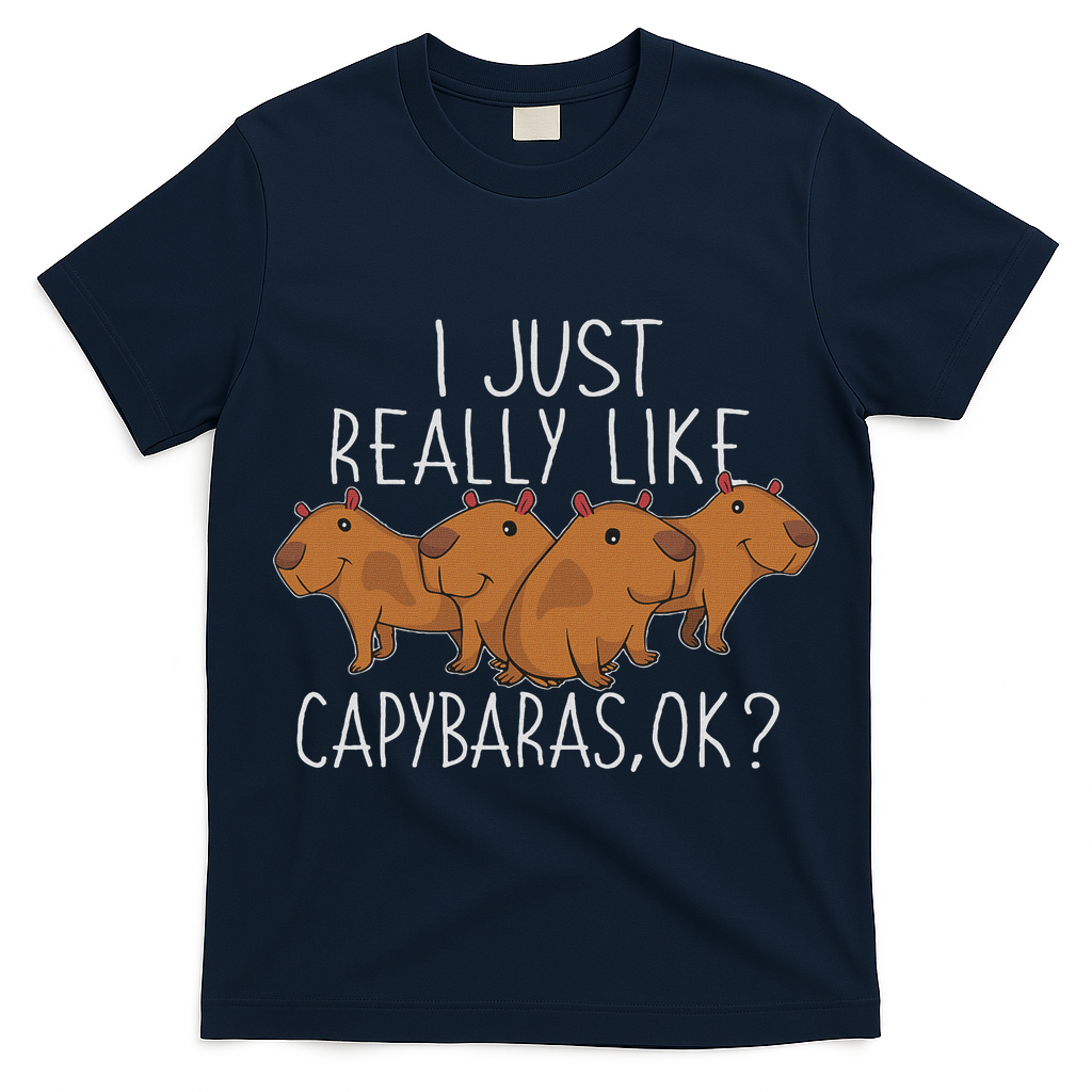 Capybara Lover Women Cute Capybara T-Shirt