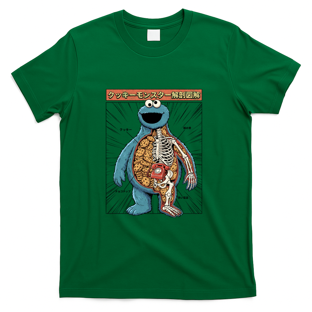 Cookie Monster's Anatomy - Green