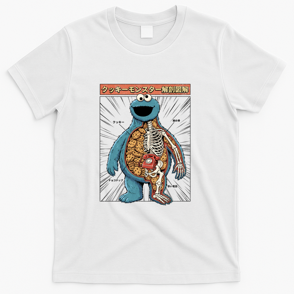 Cookie Monster's Anatomy - White