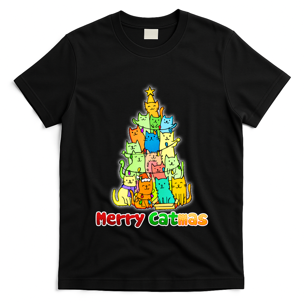 Christmas Merry Catmas Tree T-Shirt