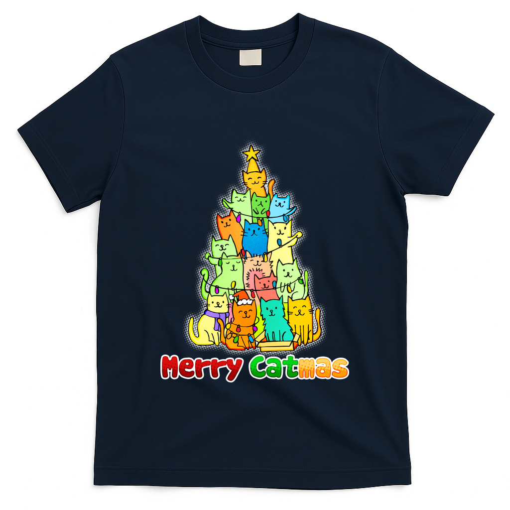 Christmas Merry Catmas Tree T-Shirt