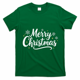 Classical Merry Christmas T-Shirt - Irish Green