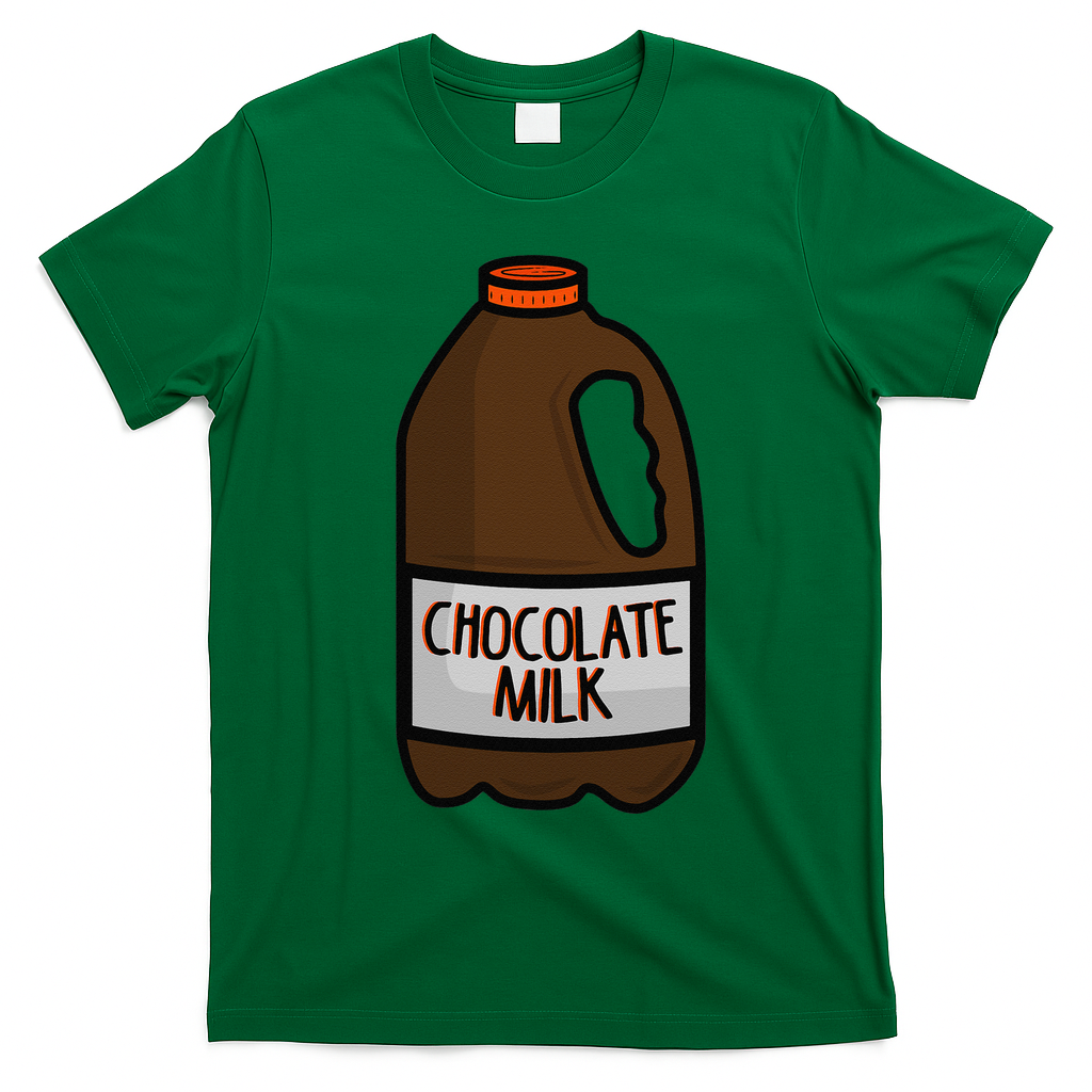 Chocolate Milk Costume Matching Halloween Costume T-Shirt - Irish Green