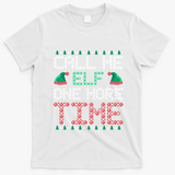 Call Me Elf One More Time Gift T-Shirt - White