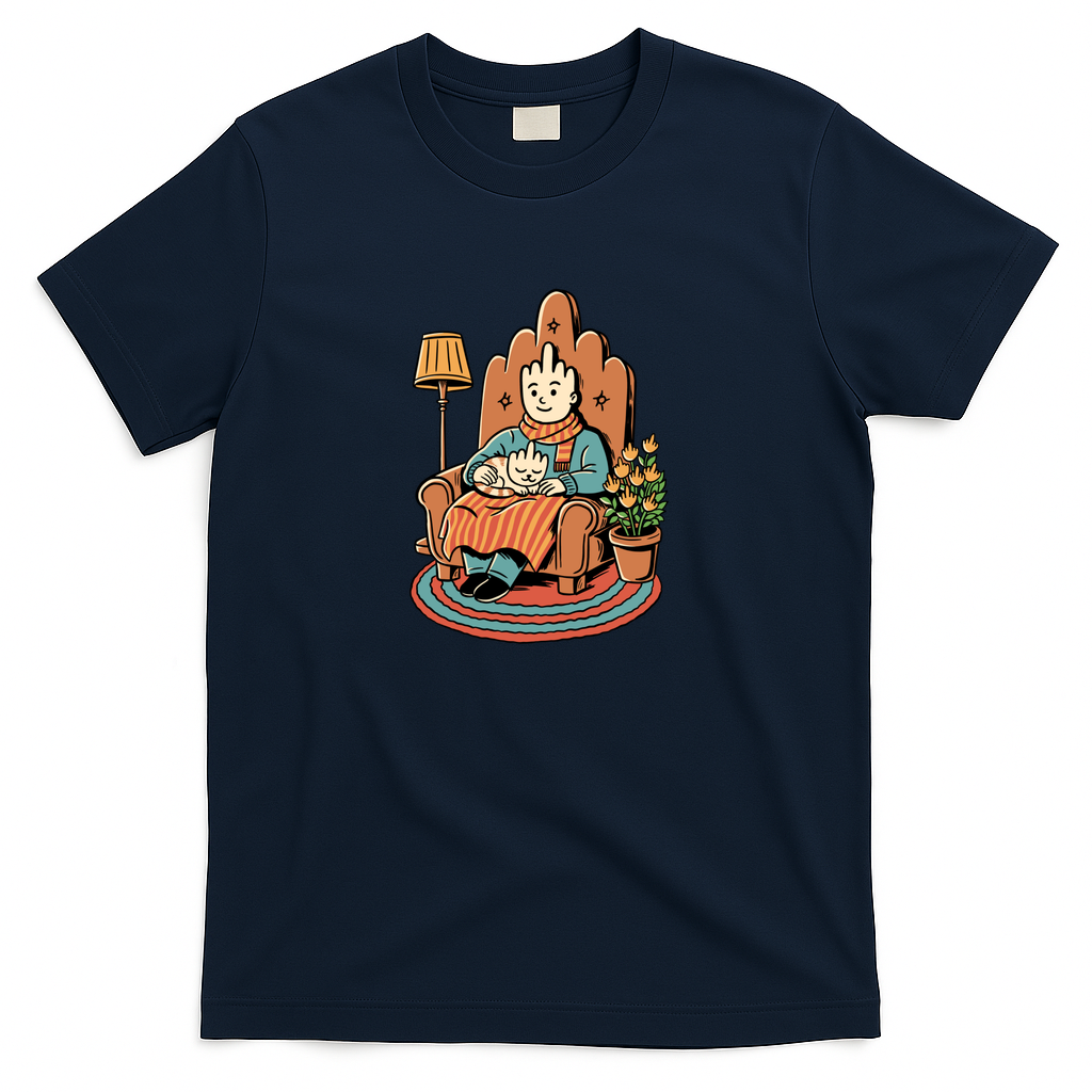 Cozy Middle Finger - Navy
