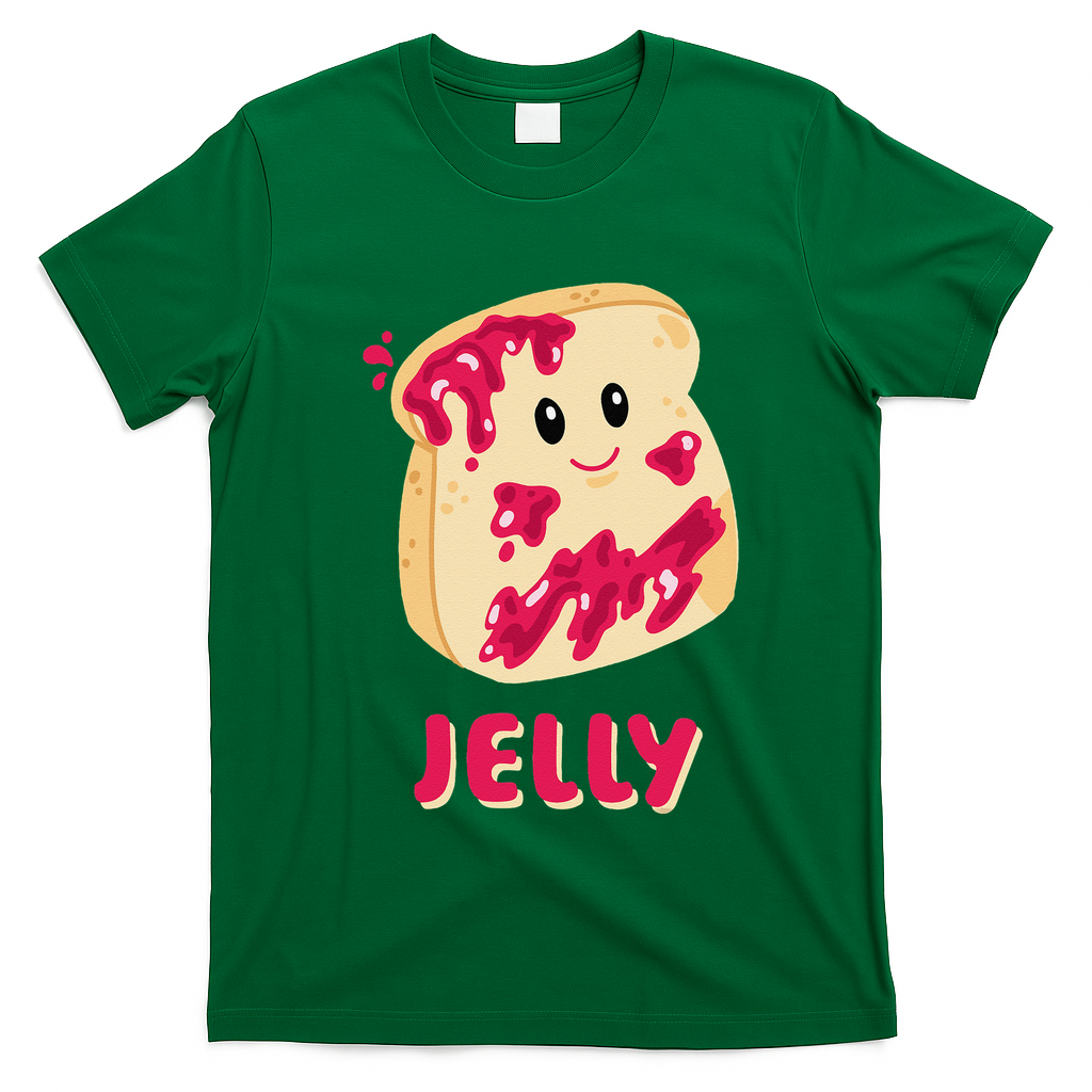 Couple Matching Jelly & Peanut Butter Halloween T-Shirt - Irish Green