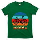 Cycle Momma Mom Mountain Bike Cyclist Cycling Coach Bicycle Cute Gift T-Shirt - Irish Green
