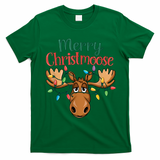 Christmas Moose Merry Christmoose T-Shirt - Irish Green