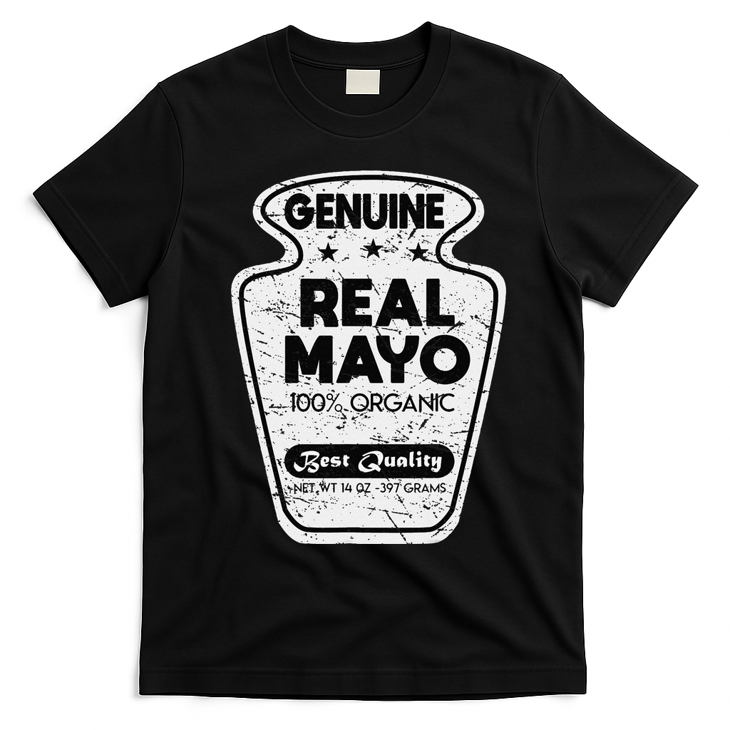 Condiment Mayo Mayonnaise Costume Vintage Halloween Gifts T-Shirt - Black
