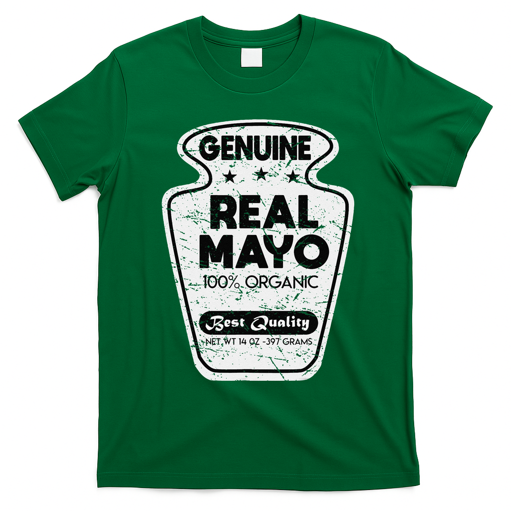 Condiment Mayo Mayonnaise Costume Vintage Halloween Gifts T-Shirt - Irish Green