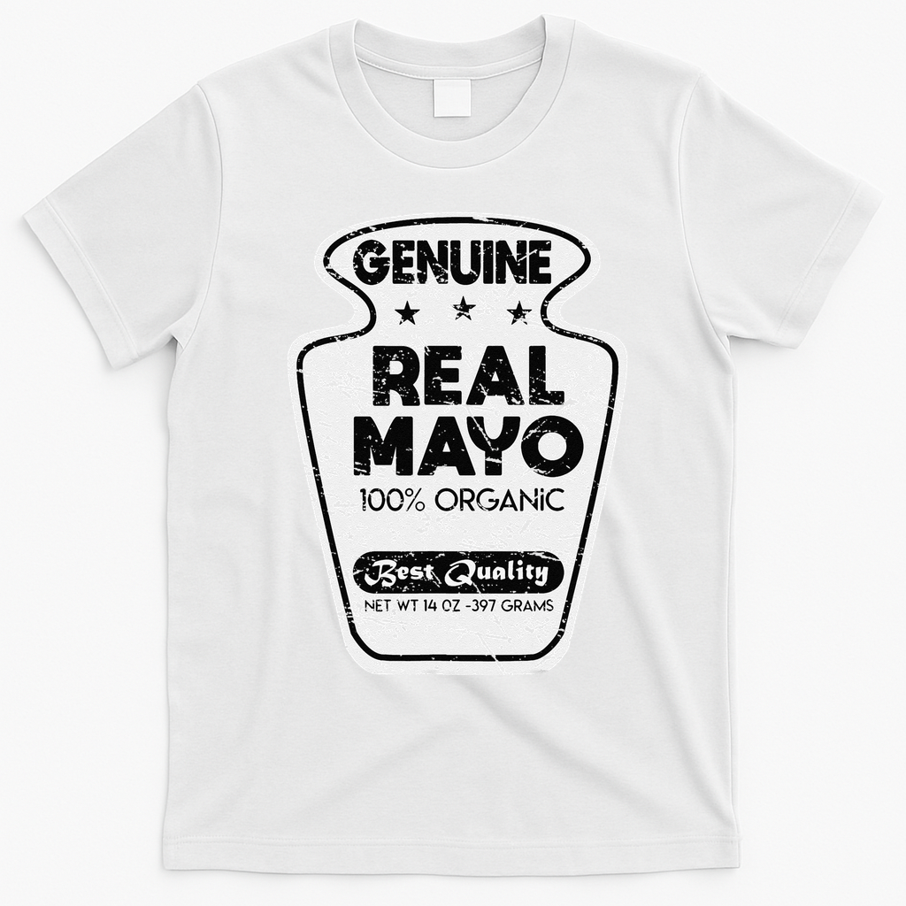 Condiment Mayo Mayonnaise Costume Vintage Halloween Gifts T-Shirt - White