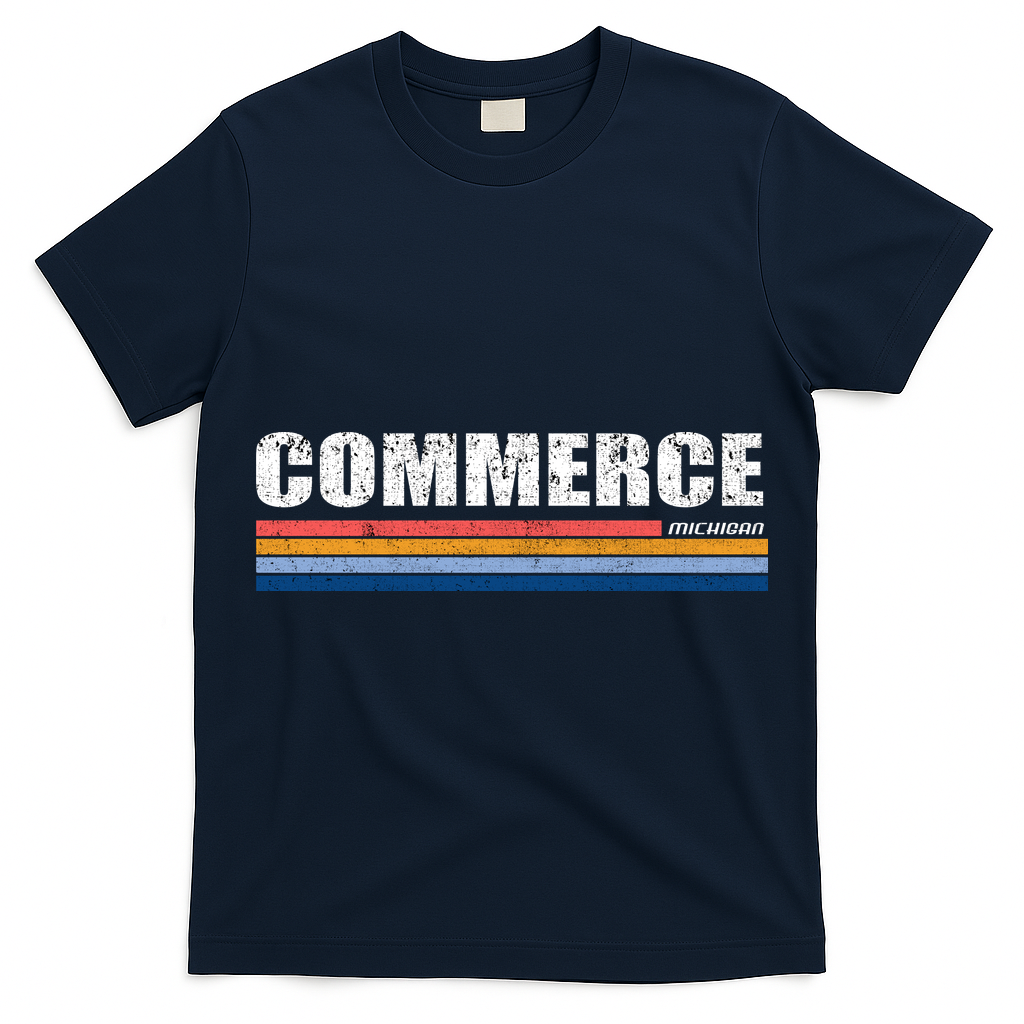 Commerce Michigan Retro T-Shirt