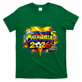COLOMBIA North America Soccer Tournament 2026 T-Shirt - Green