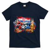 CROITIA North America Soccer Tournament 2026 T-Shirt - Navy