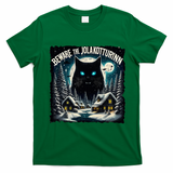 Christmas Norse Beware The Jolakotturinn Yule Cat Icelandic T-Shirt - Irish Green