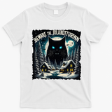 Christmas Norse Beware The Jolakotturinn Yule Cat Icelandic T-Shirt - White
