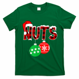 Chest Nuts Funny Matching Chestnuts Christmas Couples Nuts T-Shirt - Irish Green