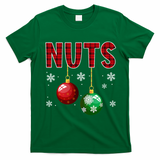 Chest Nuts Matching Chestnuts Funny Christmas Couples Xmas T-Shirt - Irish Green