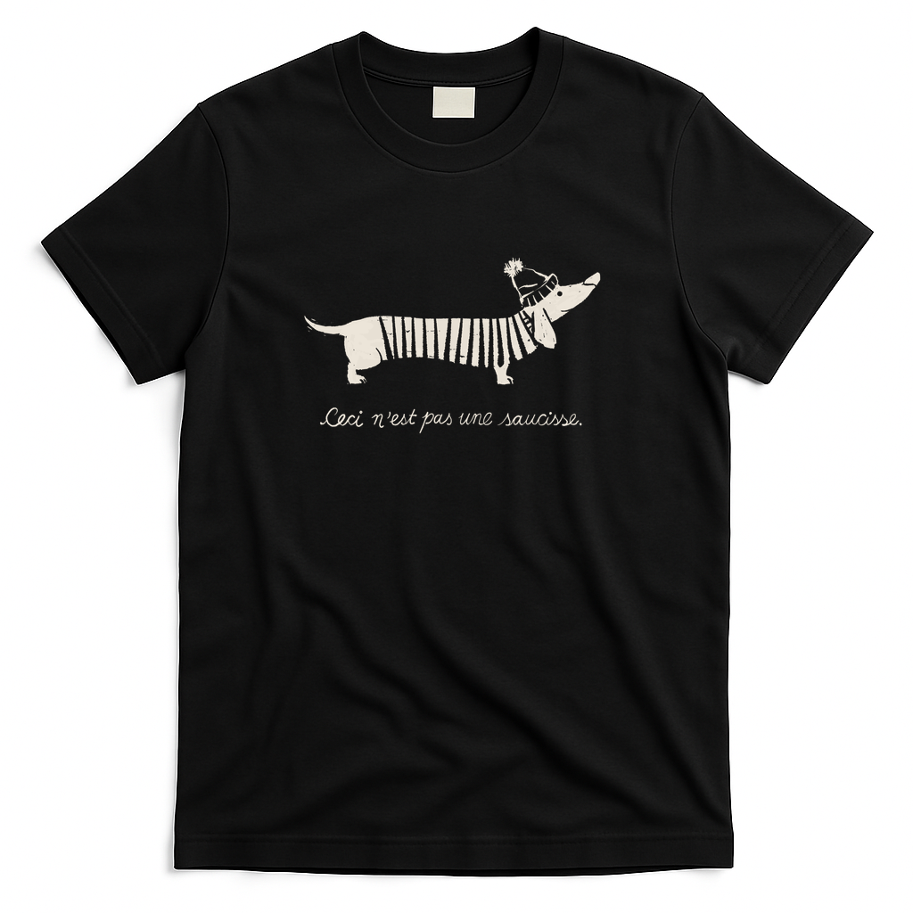 Ceci n'est pas une saucisse - Black