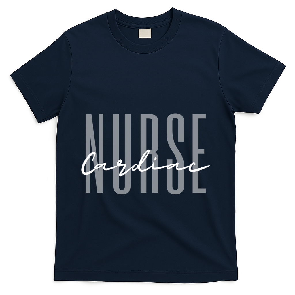 Cardiac Nurse Registered Nurse Great Gift T-Shirt - Navy