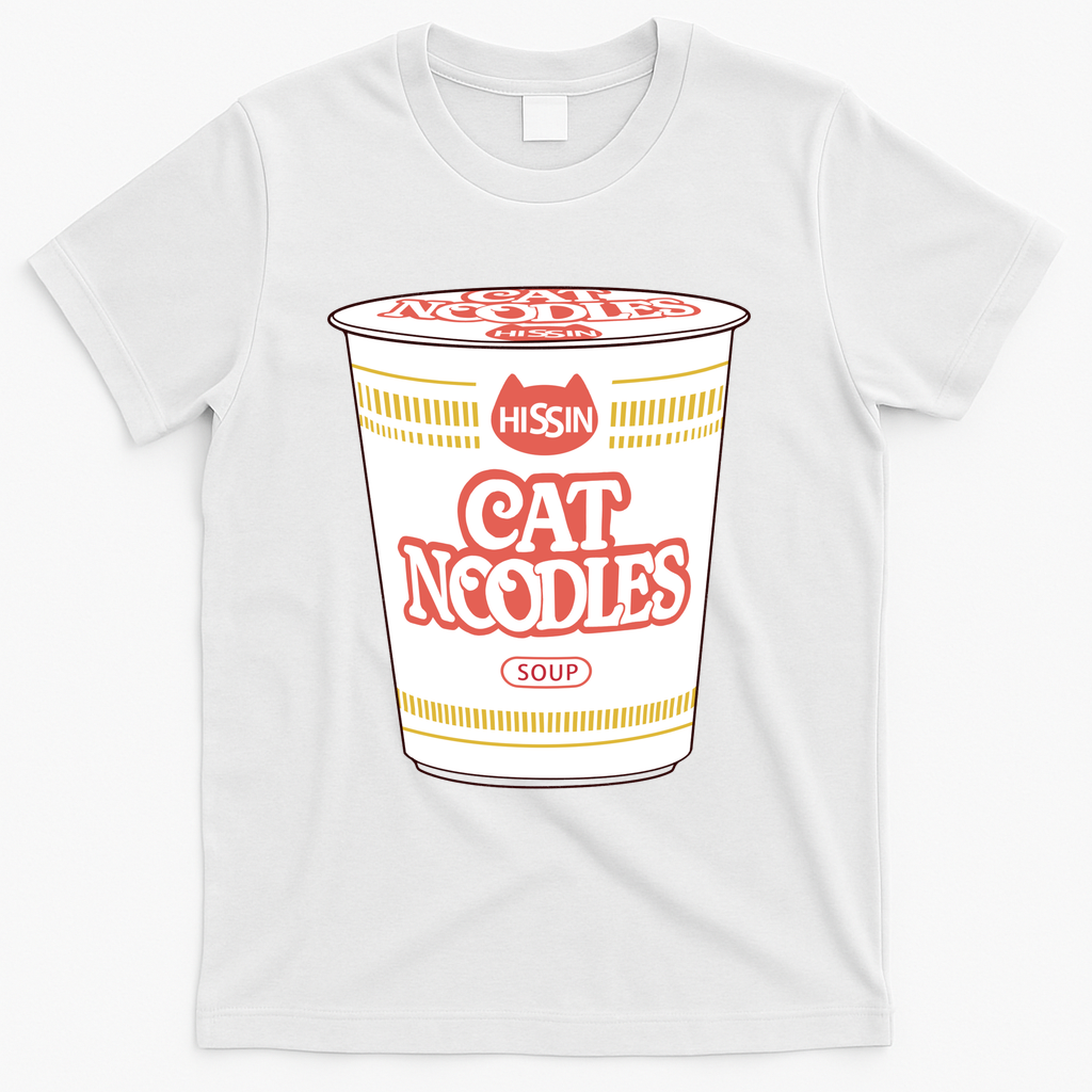Cat Noodles Soup - White