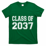 Class of 2037 grow with me T-Shirt - Green