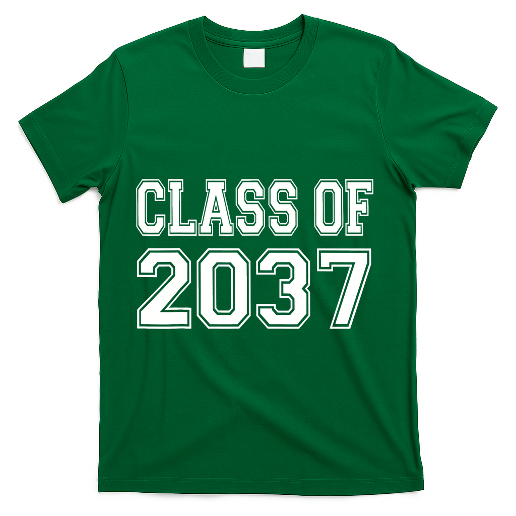 Class of 2037 grow with me T-Shirt - Green