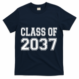 Class of 2037 grow with me T-Shirt - Navy