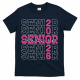 Class Of 2026 Senior 2026 Grad Graduate Graduation 2026 Gift T-Shirt - Navy