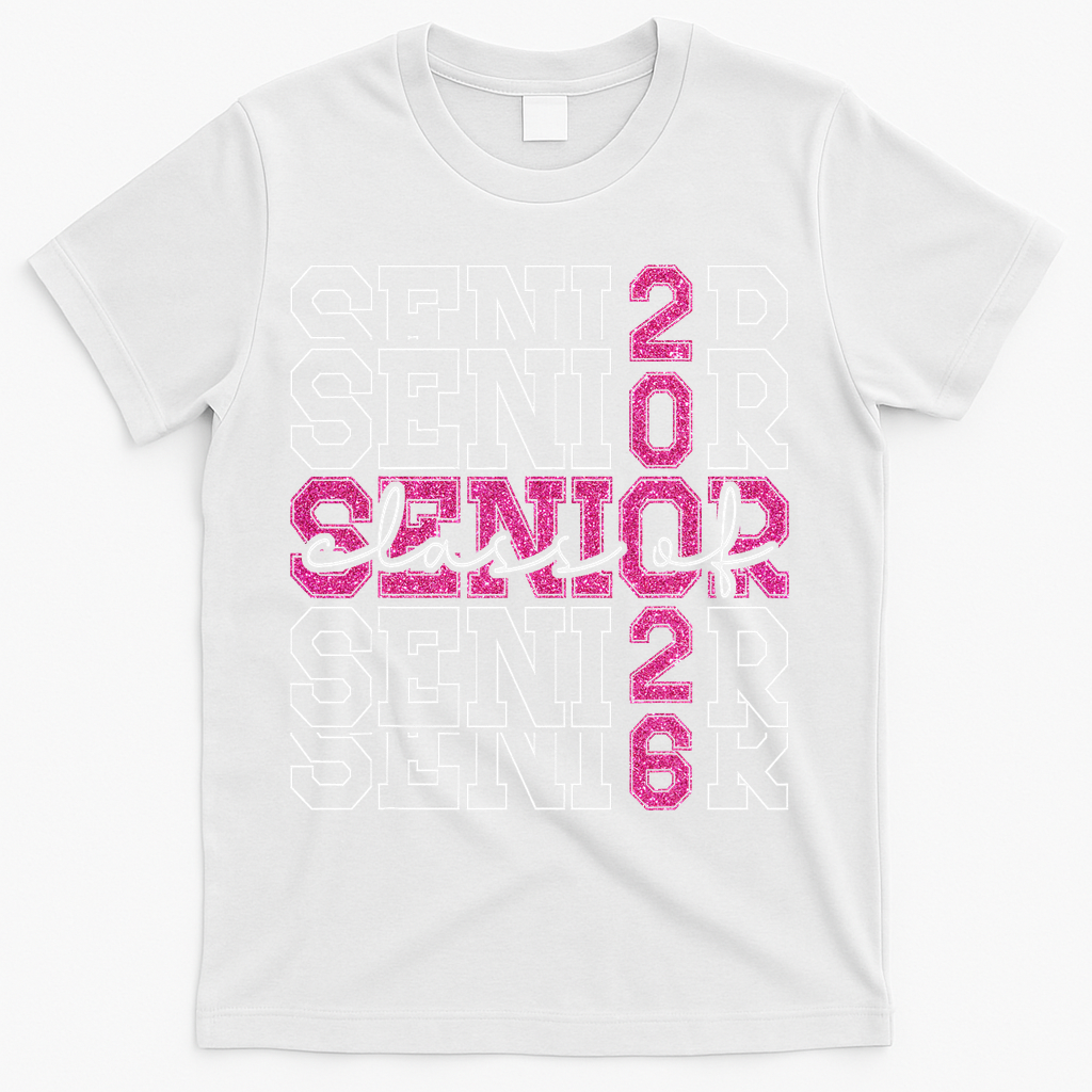 Class Of 2026 Senior 2026 Grad Graduate Graduation 2026 Gift T-Shirt - White