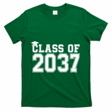 Class Of 2037 Graduation T-Shirt - Green
