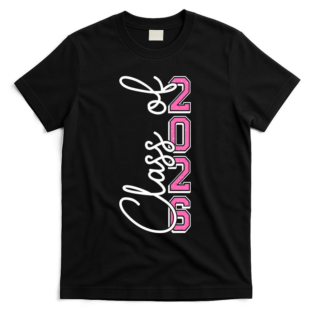 Class Of 2026 Twenty 26 Senior T-Shirt - Black
