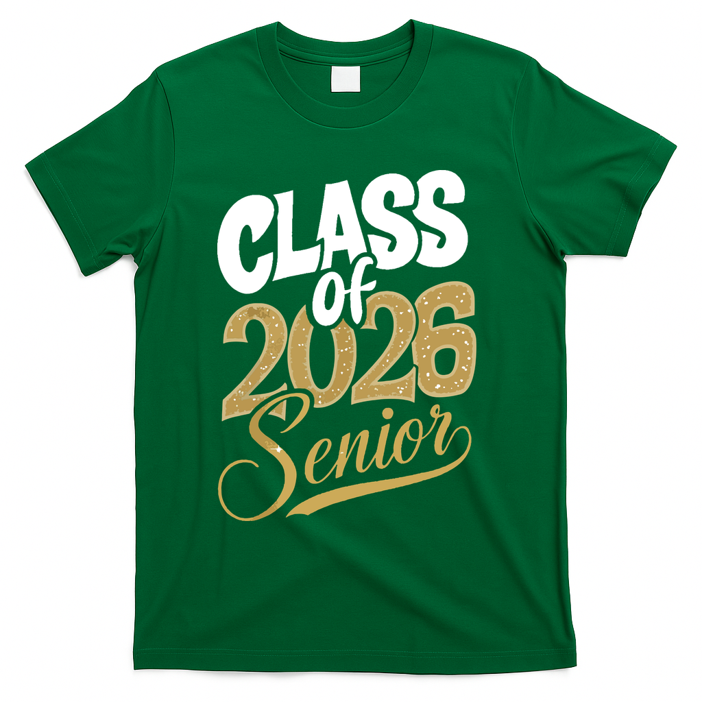 Class Of 2026 Senior T-Shirt - Green