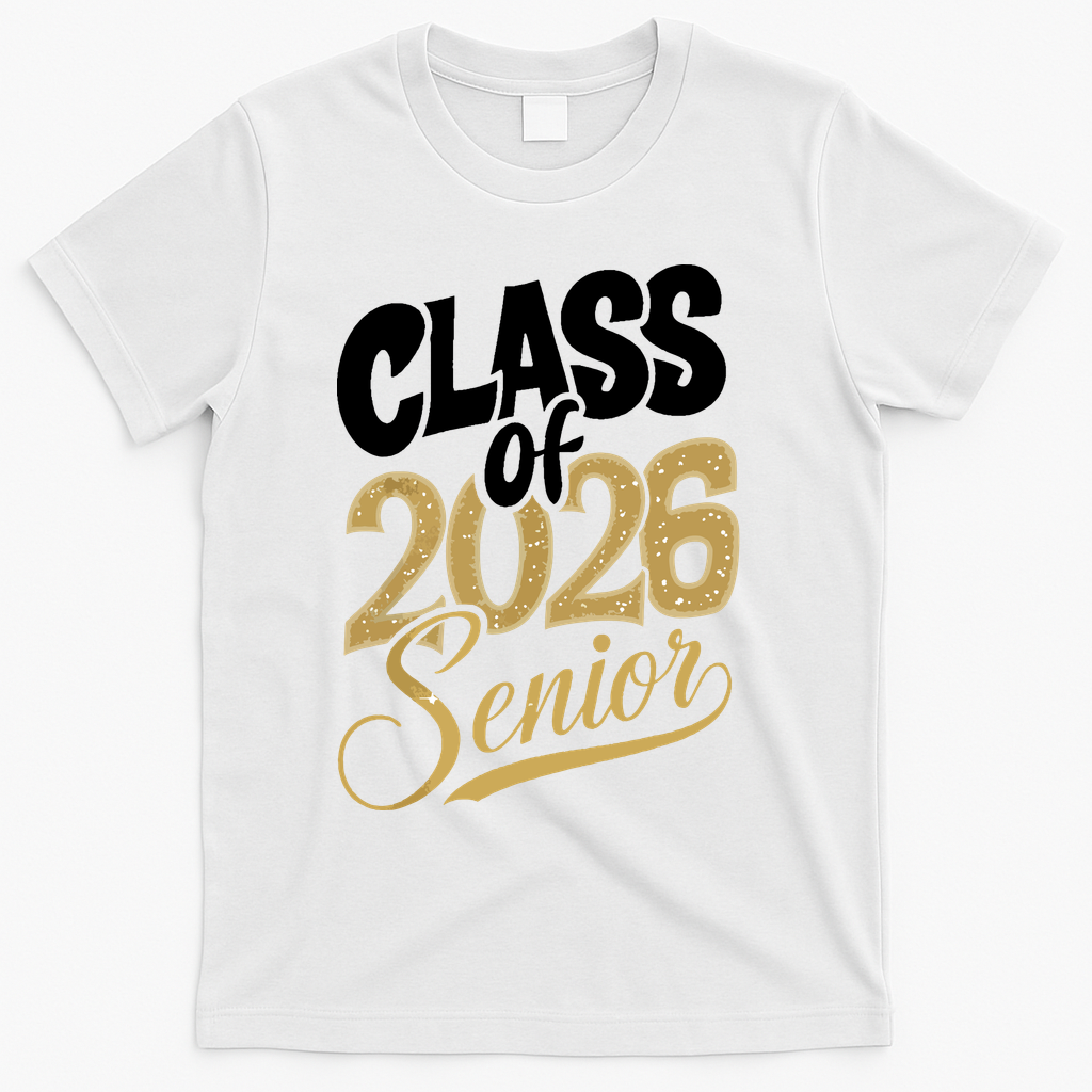 Class Of 2026 Senior T-Shirt - White