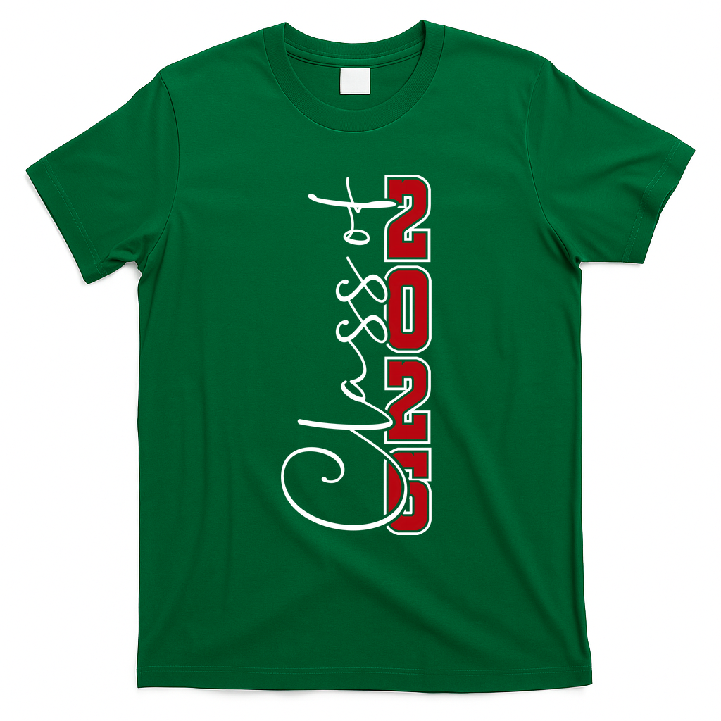 Class Of 2026 Senior 26 Graduation Gift Merch T-Shirt - Green